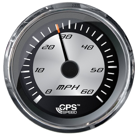 Faria Beede Instruments Platinum 4" Speedometer - 60MPH - GPS 22010